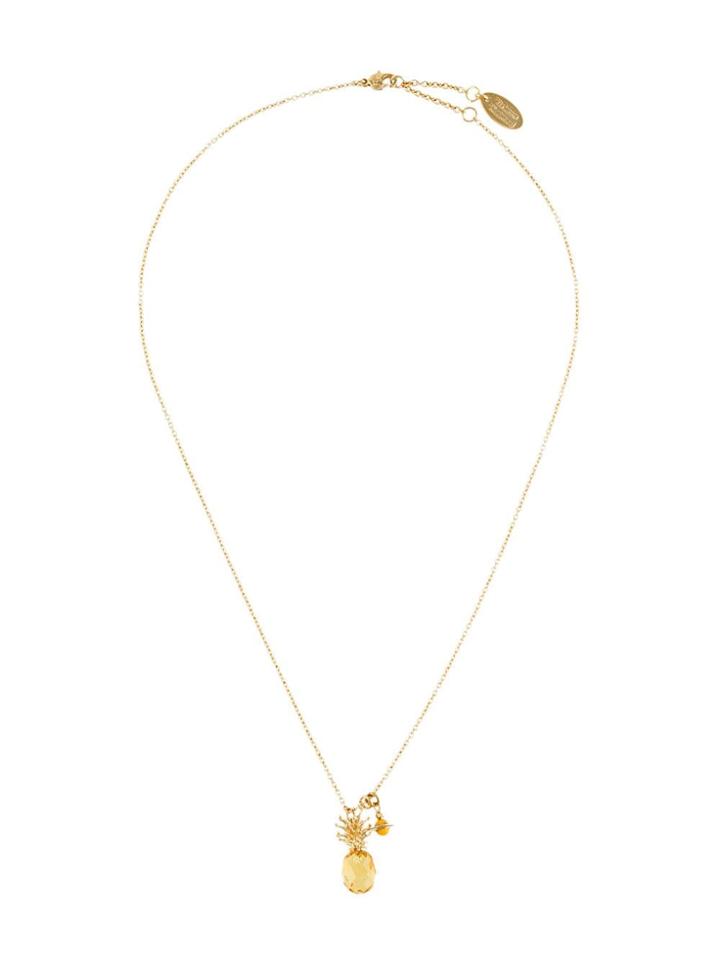 Vivienne Westwood Pineapple Pendant Necklace - Gold