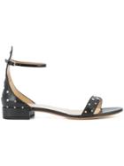 Francesco Russo Crystal Embellished Sandals - Black
