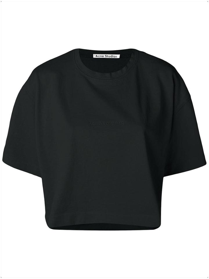 Acne Studios Cylea Cropped T-shirt - Black
