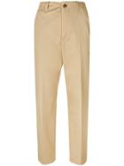 Closed Cropped Trousers - Nude & Neutrals