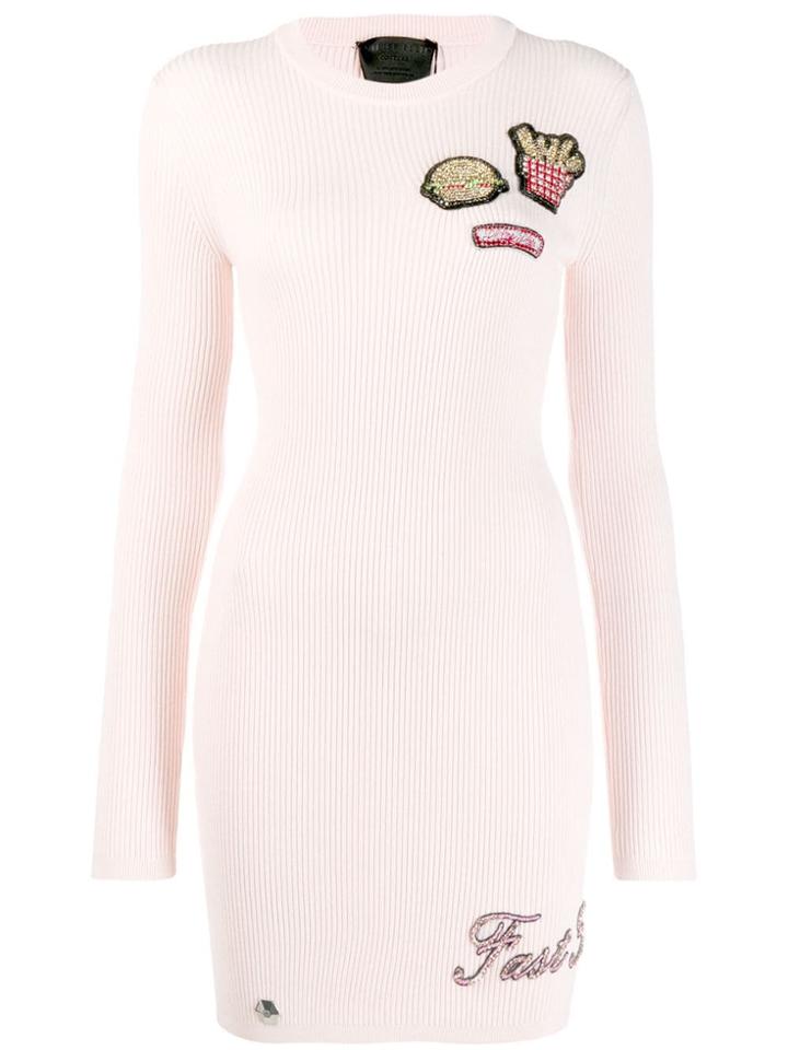Philipp Plein Original Knit Dress - Pink