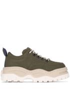 Eytys Angel Chunky Flatform Sneakers - Green