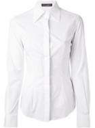 Dolce & Gabbana Classic Shirt, Women's, Size: 44, White, Cotton/elastodiene