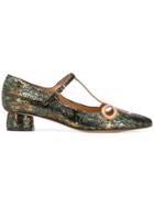 Chie Mihara Sera Snakeskin Effect Pumps - Black