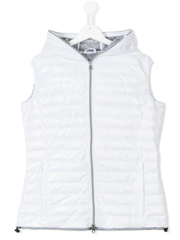 Duvetica Kids - Padded Vest - Kids - Cotton/feather Down/polyamide - 8 Yrs, White