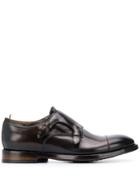 Officine Creative Double Strap Monk Shoes - Black