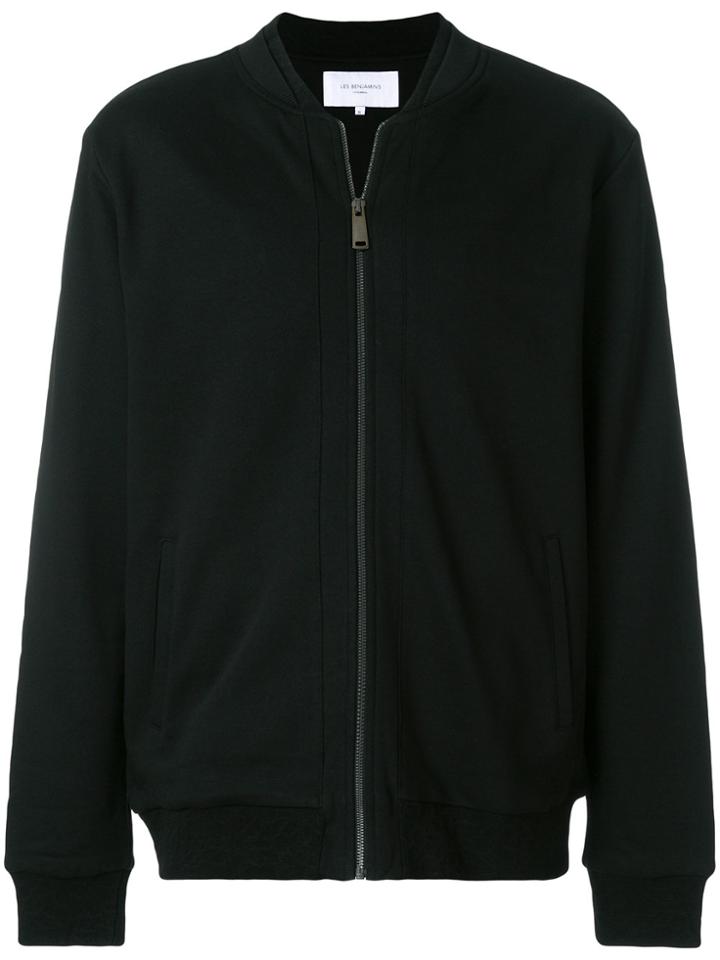 Les Benjamins Galo Bomber Jacket - Black