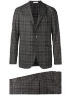 Boglioli Checked Two-piece Suit - Grey
