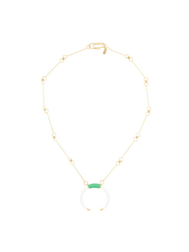 Aurelie Bidermann Caftan Moon Necklace - Metallic