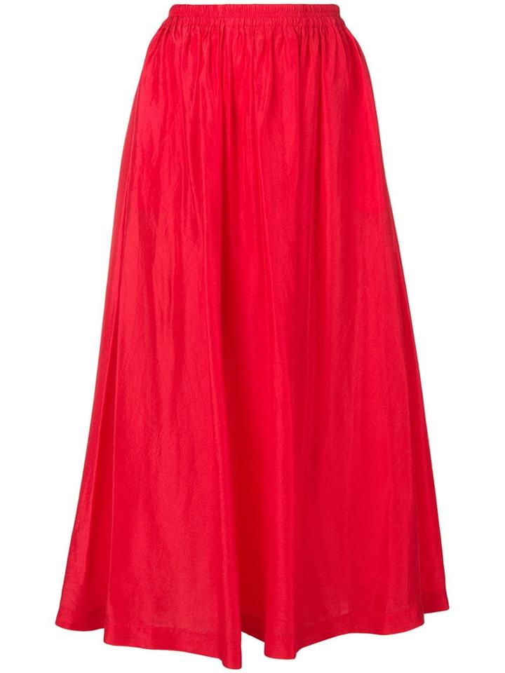 Forte Forte Pleated Skirt - Red