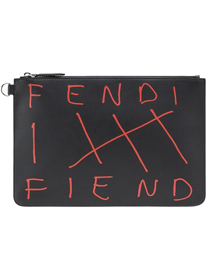 Fendi Fendi Fiend Pouch - Black