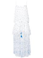 Ermanno Ermanno Floral Print Maxi Dress - White