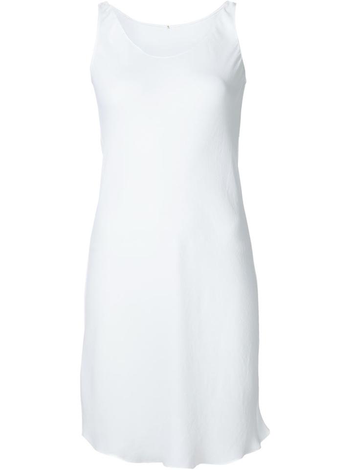 Peter Cohen Long Line Tank Top, Women's, Size: Medium, White, Polyester