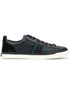 Ps By Paul Smith Striped Detail Sneakers - Black