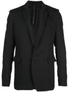 Poème Bohémien Cotton And Wool Blazer - Black