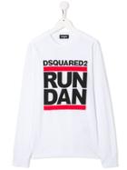 Dsquared2 Kids Run Dan T-shirt - White