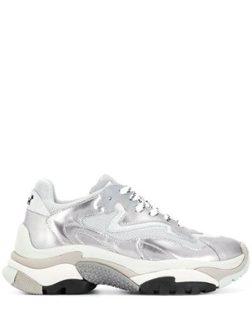 Ash Addict Metallic Sneakers - Silver