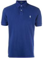Polo Ralph Lauren Logo Embroidered Polo Shirt, Men's, Size: Small, Blue, Cotton