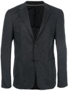 Z Zegna Tailored Knitted Jacket - Blue
