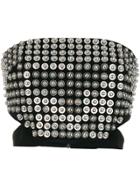 David Koma Studded Strapless Top - Black