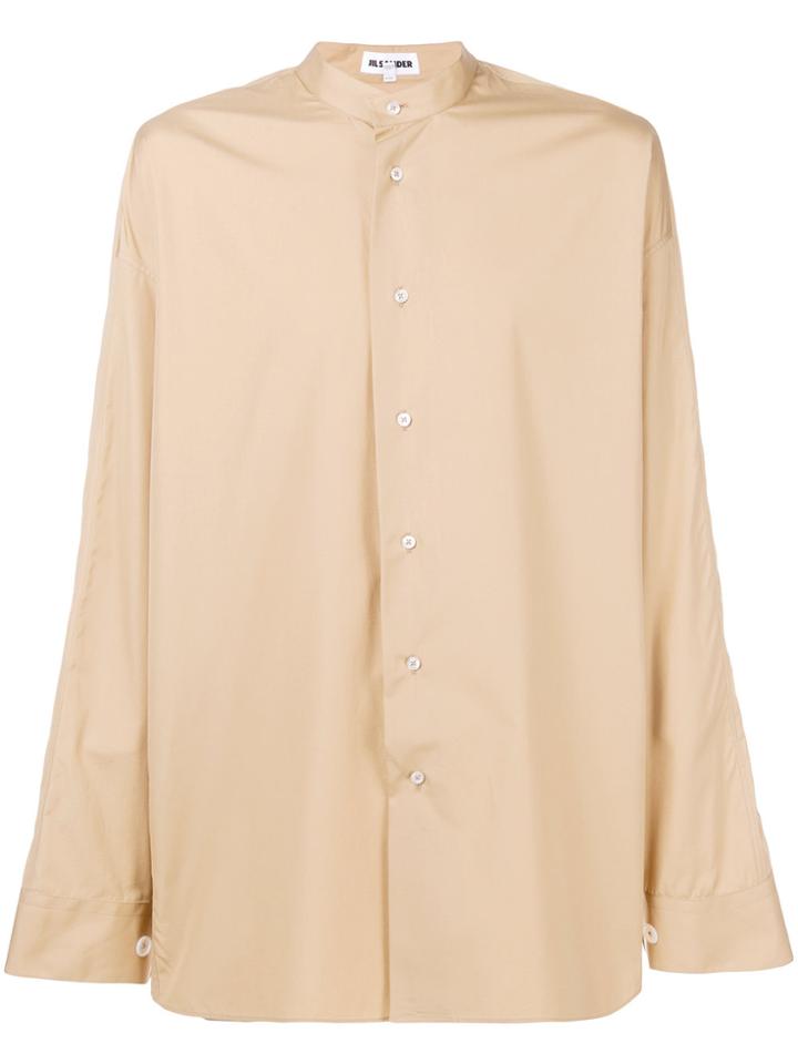 Jil Sander Piped Trim Shirt - Nude & Neutrals