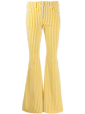 C'est La V.it Flared Trousers - Yellow