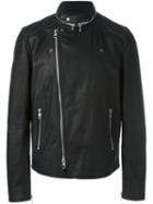 Diesel Black Gold Lestan Jacket, Men's, Size: 46, Calf Leather/cupro/acetate/polyester