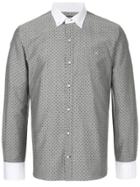 Guild Prime Polka Dot Collared Shirt - Grey