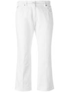 Kenzo Cropped Jeans, Size: 36, White, Cotton/spandex/elastane