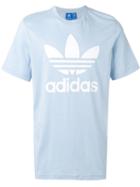 Adidas Originals Logo Print T-shirt, Men's, Size: Medium, Blue, Cotton