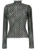 Beaufille - Theta Turtle Neck Top - Women - Polyester/viscose - Xs, Black, Polyester/viscose