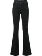 Nobody Denim Cult Flare Jeans, Women's, Size: 25, Black, Cotton/polyester/spandex/elastane