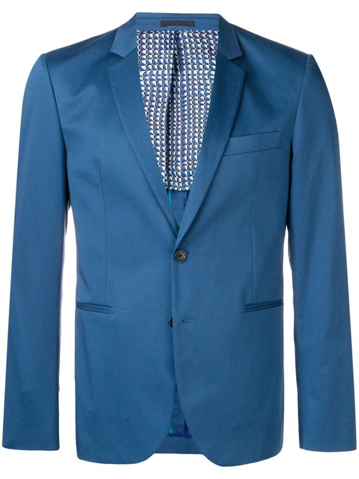 Ps By Paul Smith Tailored Suit Jacket - Blue