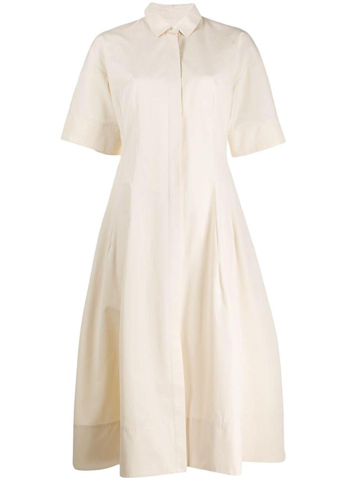 Jil Sander Laramie Shirt Dress - Neutrals
