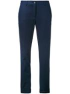 P.a.r.o.s.h. - Tailored Trousers - Women - Cotton/spandex/elastane - M, Blue, Cotton/spandex/elastane