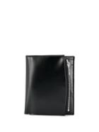 Maison Margiela Bi-fold Contrast Stitch Wallet - Black