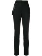 Max Mara High-waisted Slim Trousers - Black