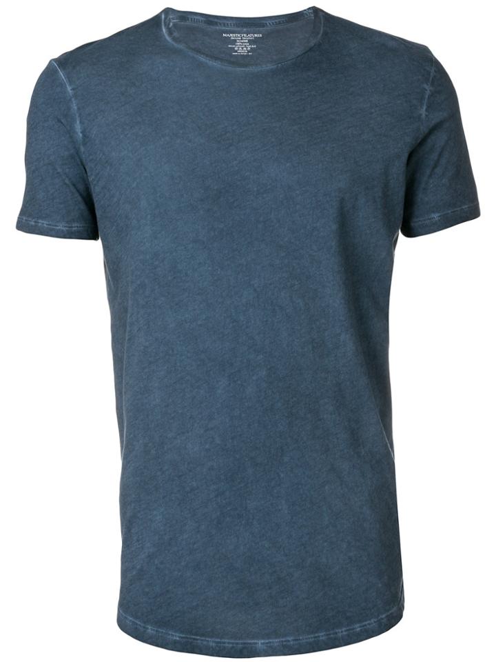 Majestic Filatures Crew Neck Tee - Blue