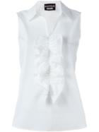 Boutique Moschino Ruffle Front Top