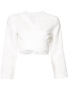 Lisa Marie Fernandez Kimono Blouse - White