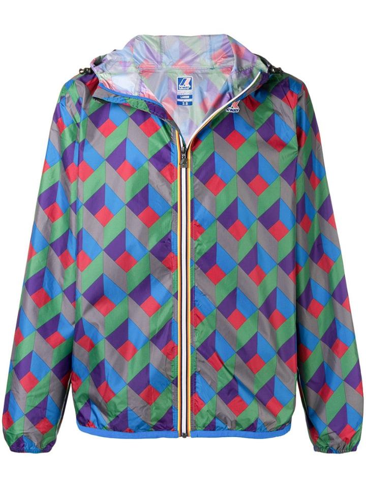K-way Lightweight Hooded Jacket - Blue