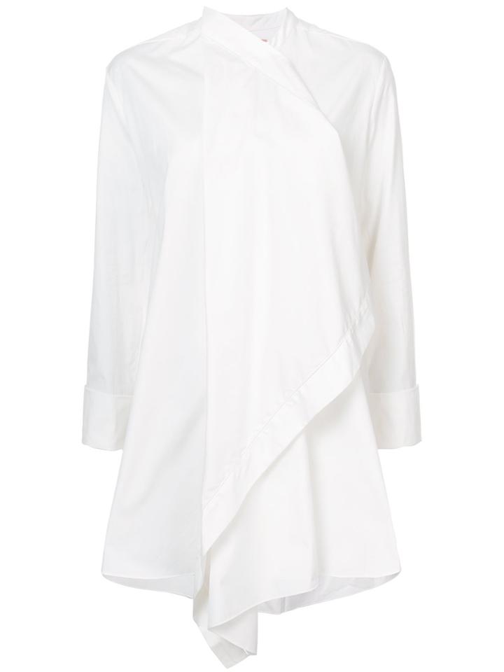 Roksanda Drape Front Shirt - White