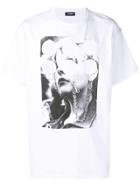 Raf Simons Face And Pattern T-shirt - White