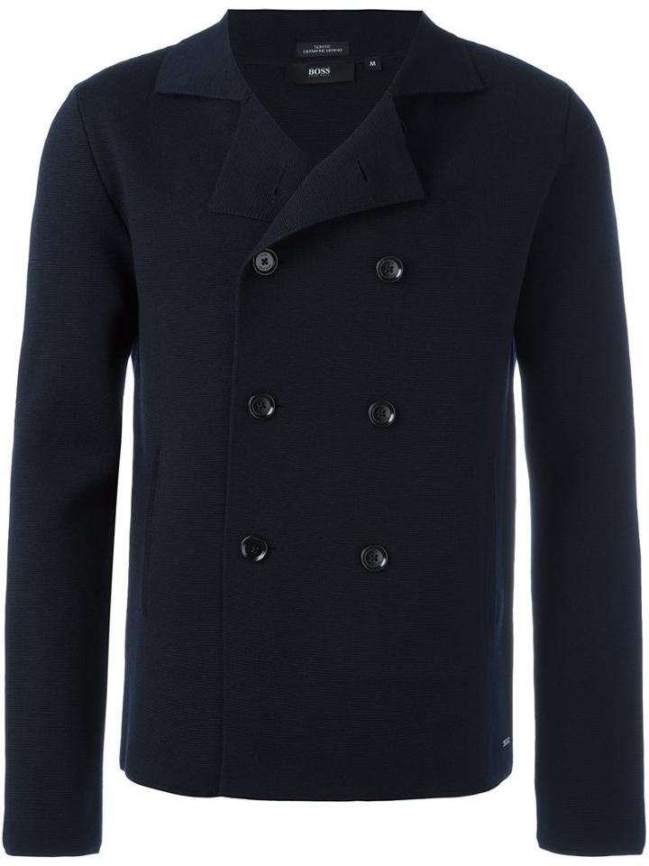 Boss Hugo Boss Double-breasted Short Coat