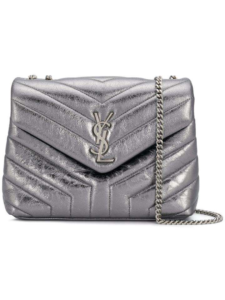 Saint Laurent Small Loulou Bag - Metallic