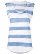Striped Sleeveless Top - Women - Cotton - M, Blue, Cotton, Rag & Bone /jean