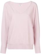 Max & Moi Joy V-neck Sweater - Pink