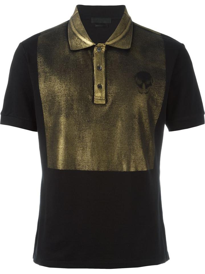 Alexander Mcqueen Skull Motif Polo Shirt