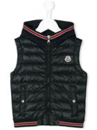 Moncler Kids - Padded Vest - Kids - Cotton/feather Down/polyamide/polyamide-8 - 5 Yrs, Blue