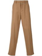 Ami Alexandre Mattiussi Wide Fit Trousers - Nude & Neutrals